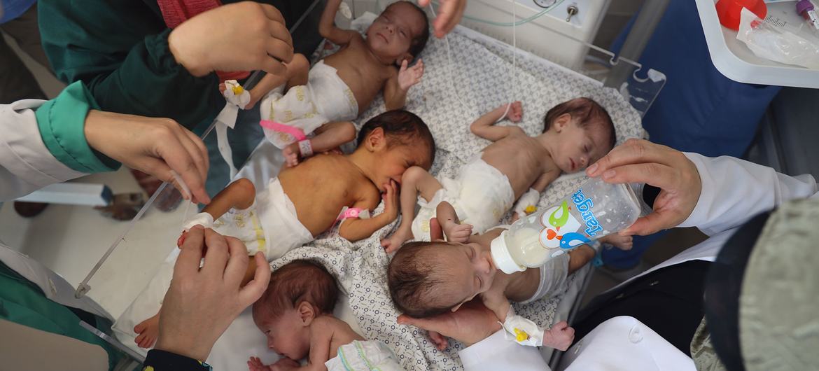 UNICEF: Almost 20,000 babies born in war "hell" in Gaza