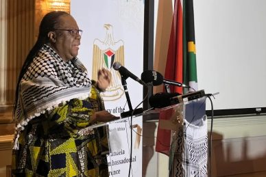 South Africa: We will not forget about the Palestinians