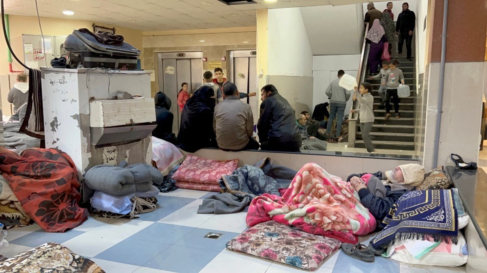 Health Ministry: Israel confining hundreds of people at Nasser Hospital