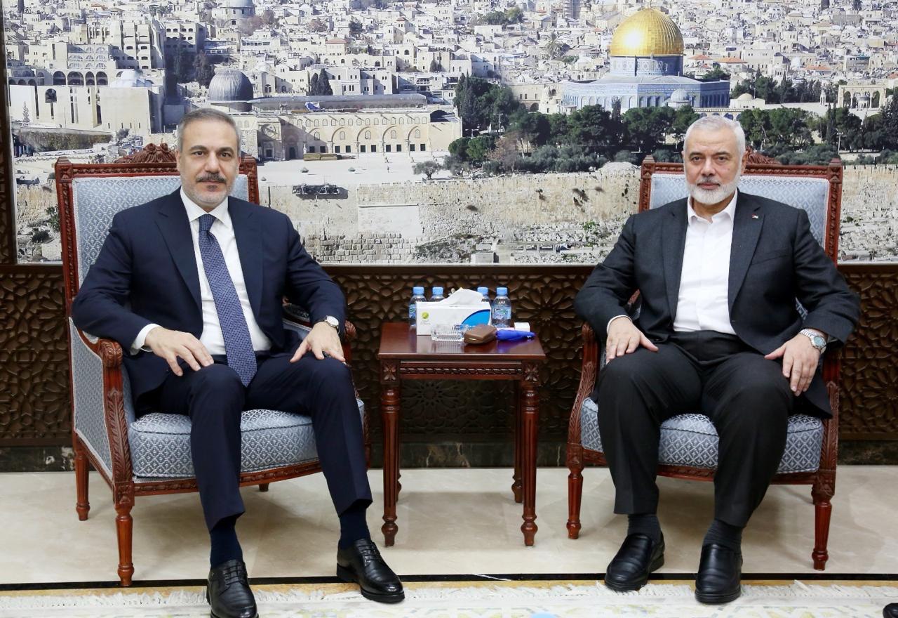 Turkish foreign minister extends condolences to Hamas chief