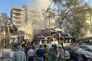 Seven people killed in Israeli strike on Damascus