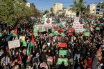 Thousands of Jordanians rally in support of Gaza