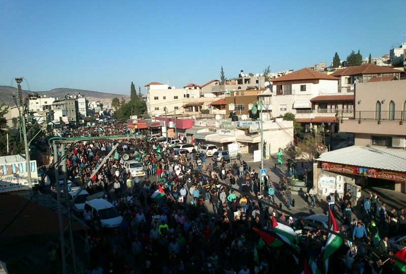 Thousands march in support of al-Aqsa in Palestine 48